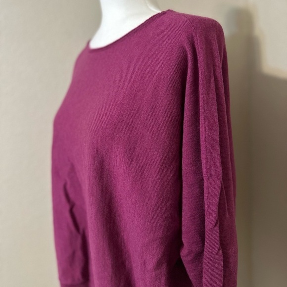 Eileen Fisher Wool Violet Sweater Size Small - Picture 3 of 7